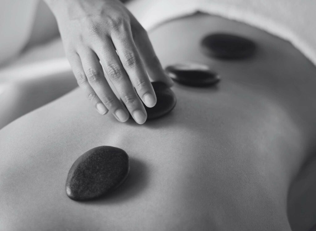massage - pierres chaudes